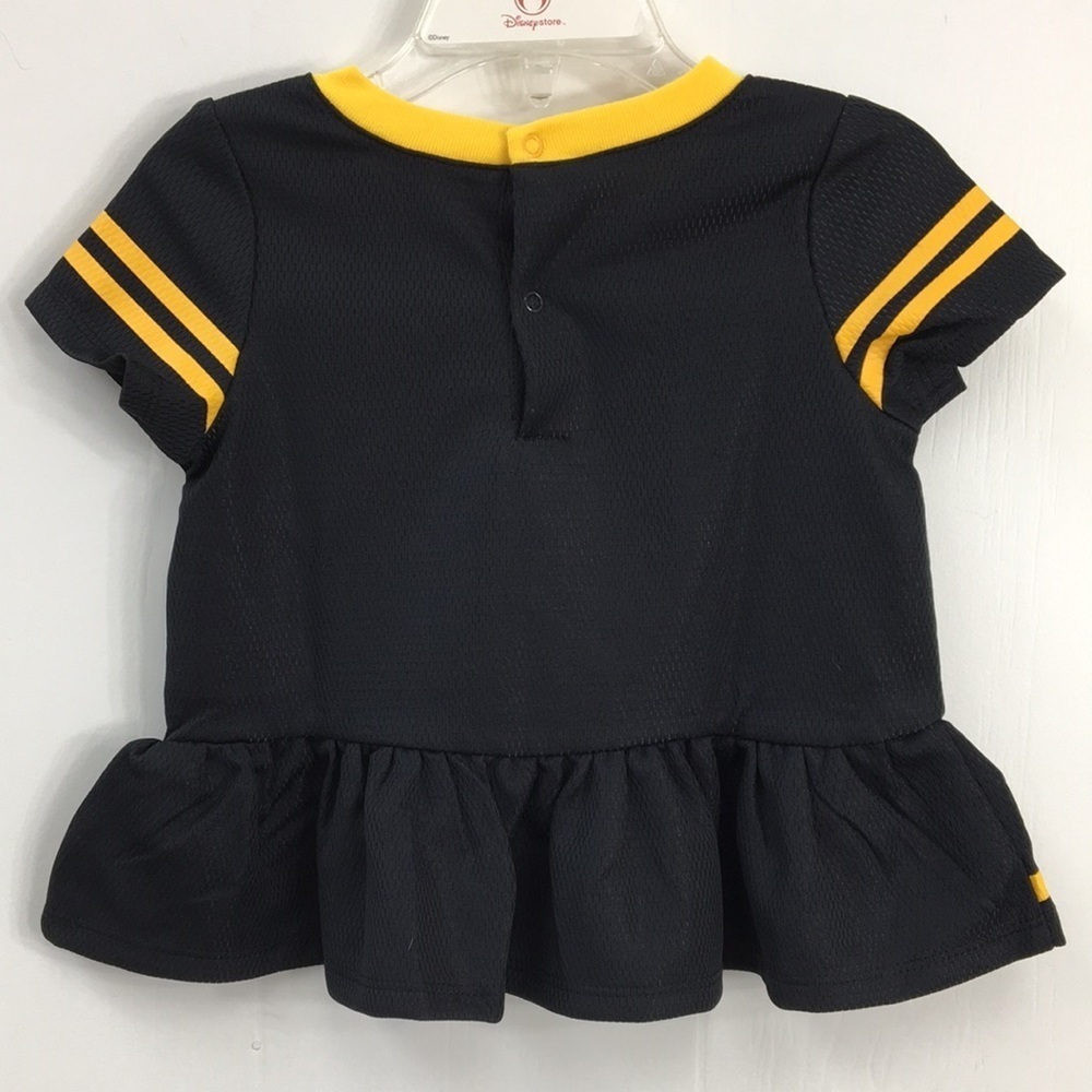 Girls Steelers Fan Shirt and Onesie Set Size 6-12 (shirt) & 18 m (onesie) - Picture 4 of 7